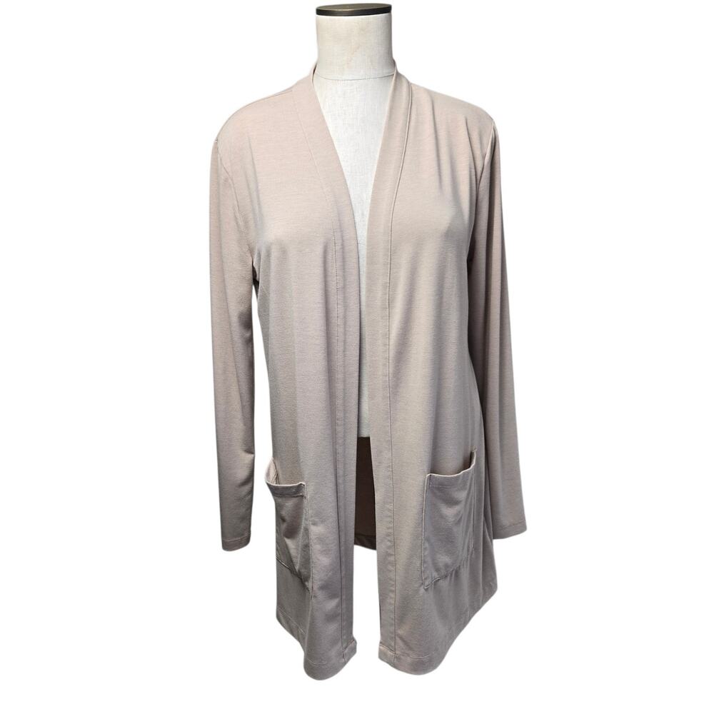 Cielo Lightweight House Coat Size Small Tan/light Khaki